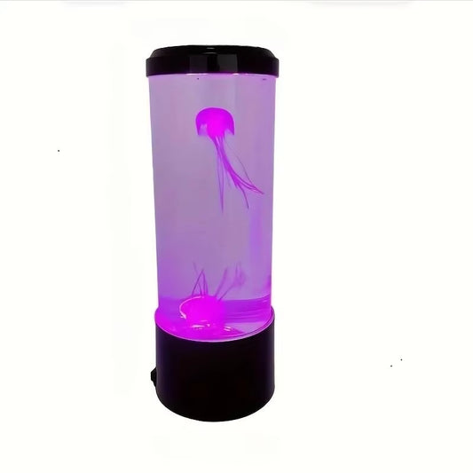 Jellyfish Lava Lamp, Aquarium Ocean Night Lights，7Colors LED Jellyfish Mood Lights with for Home Bedroom Desktop Decoration Gift